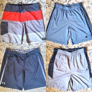 Adidas, Under Armor, Reebok, Van's Men's Shorts